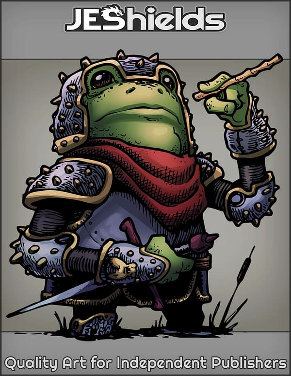 Frog Warrior with Reed by Jeshields and Juan Gutierrez