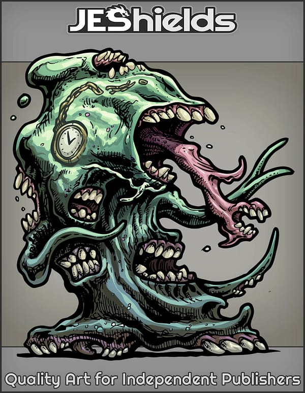 Gibbering Slime with Mouths by Jeshields and Juan Gutierrez