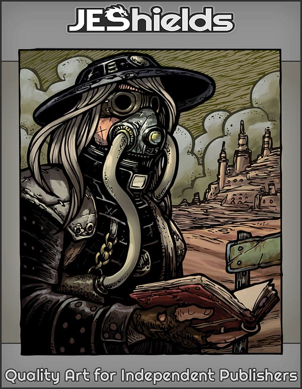 Wasteland Priest Scavenger with Book by Jeshields and Juan Gutierrez