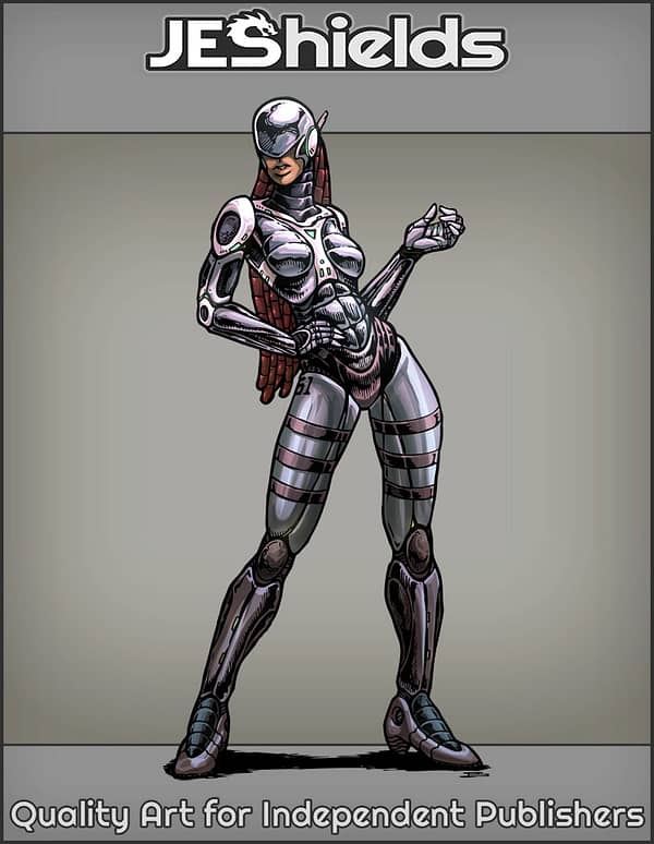 Chrome Cyber Woman by Jeshields and Juan Gutierrez