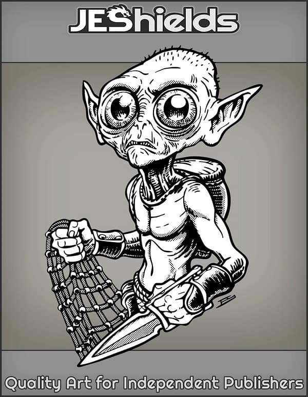 Goblin with Katar by Jeshields