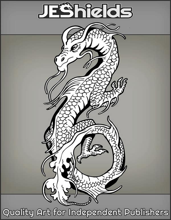 Thin Wingless Dragon by Jeshields