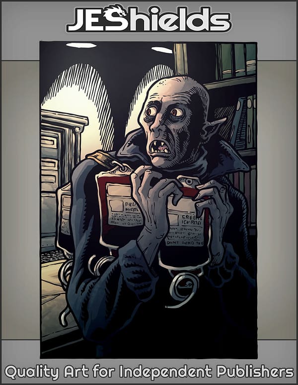 Vampire in Blood Bank by Jeshields and Juan Gutierrez