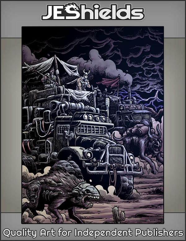 Caravan of Vehicles and Beasts by Jeshields and Juan Gutierrez
