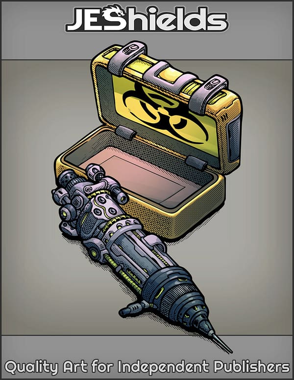 Radioactive Syringe and Case by Jeshields and Juan Gutierrez