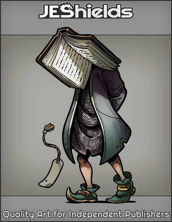 Walking Book Girl by Jeshields and Juan Gutierrez
