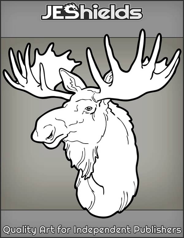 Alaska Moose Head by Jeshields