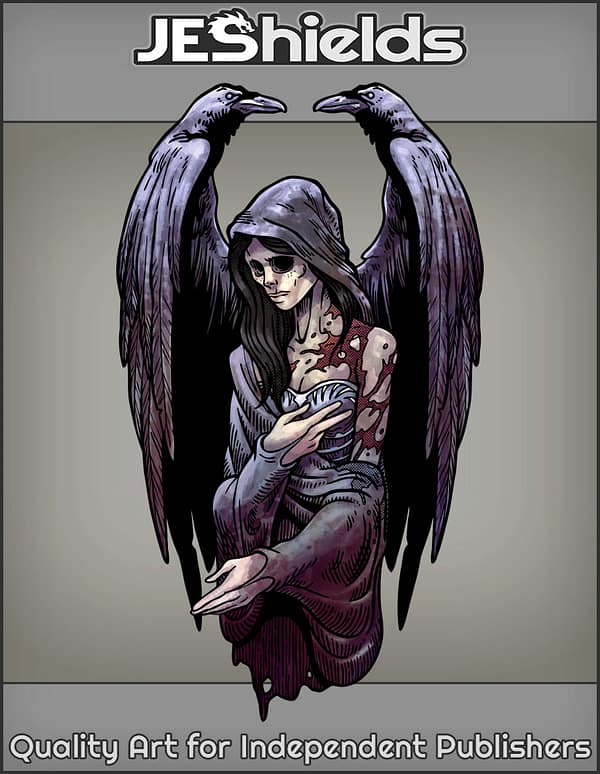 Female Raven Death Angel by Jeshields and Juan Gutierrez