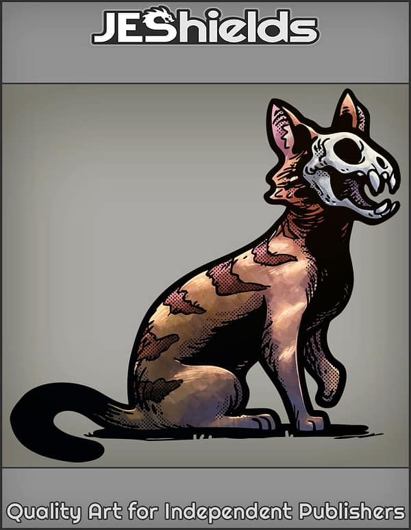 Striped Skull Cat by Jeshields and Juan Gutierrez