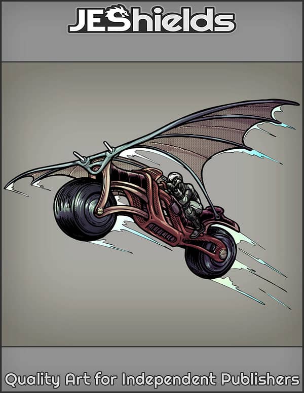 Ornithopter Motorcycle Bike by Jeshields and Juan Gutierrez