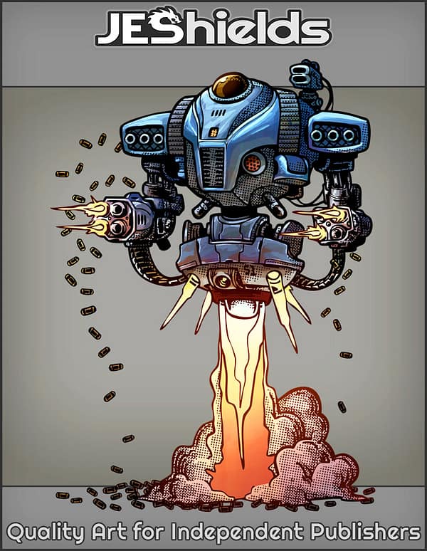 Floating Combat Droid by Jeshields and Juan Gutierrez