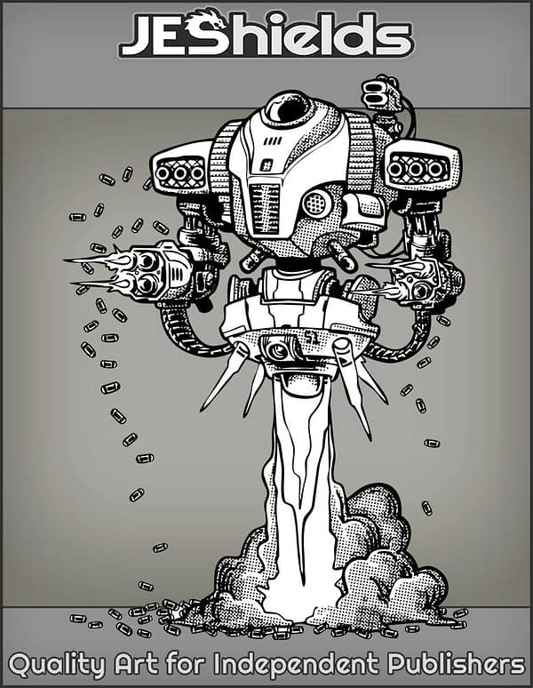 Floating Combat Droid by Jeshields