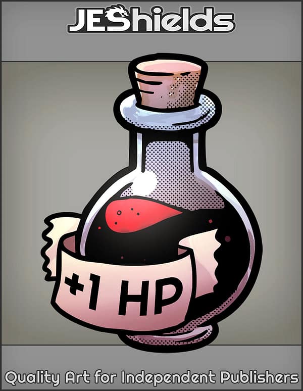 Plus One HP Potion by Jeshields and Juan Gutierrez