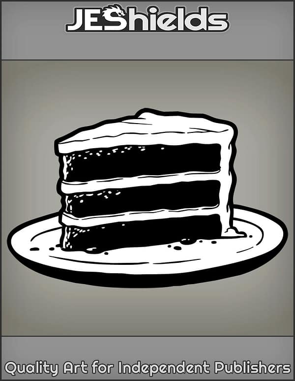 Chocolate Cake on Plate by Jeshields