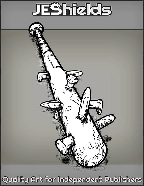 Spiked Metal Bat by Jeshields
