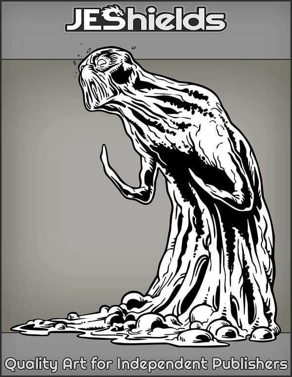 Angry Humanoid Blob Slime by Jeshields