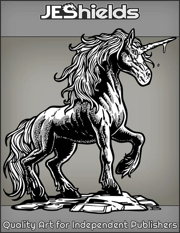Bloody Black Unicorn by Jeshields