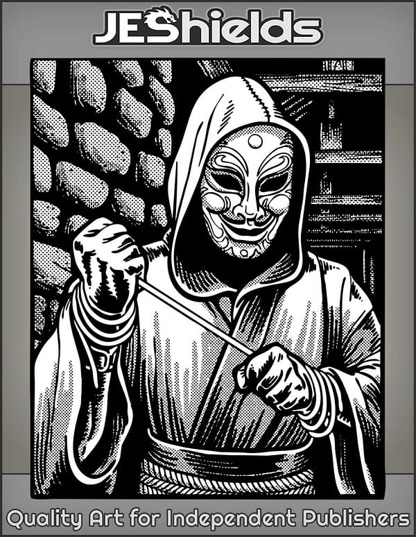 Kabuki Assassin with Garrote by Jeshields