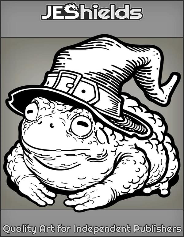 Fat Toad with Hat by Jeshields