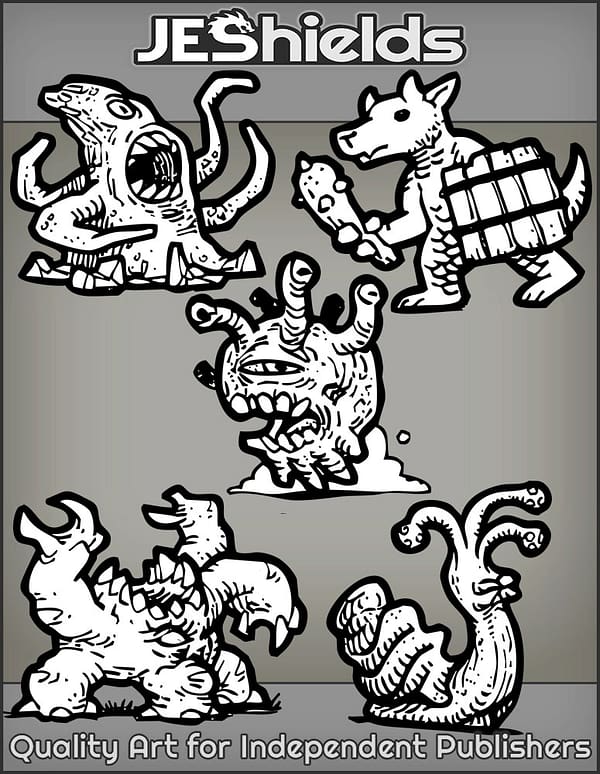 Spot Classic Monsters A by Jeshields