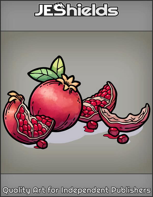 Pomegranates with Peels by Jeshields and Juan Gutierrez